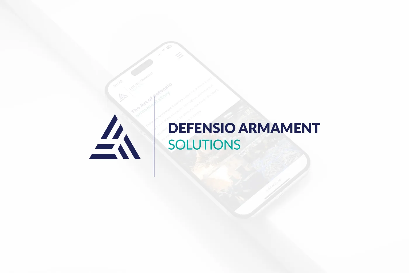 Defensio Armament logo i wordmark