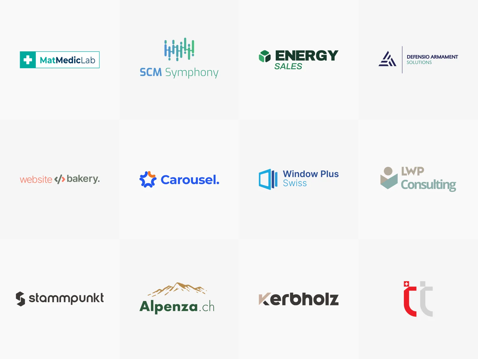 Logo design collection, brand identity portfolio by Studio Deadline Belgrade