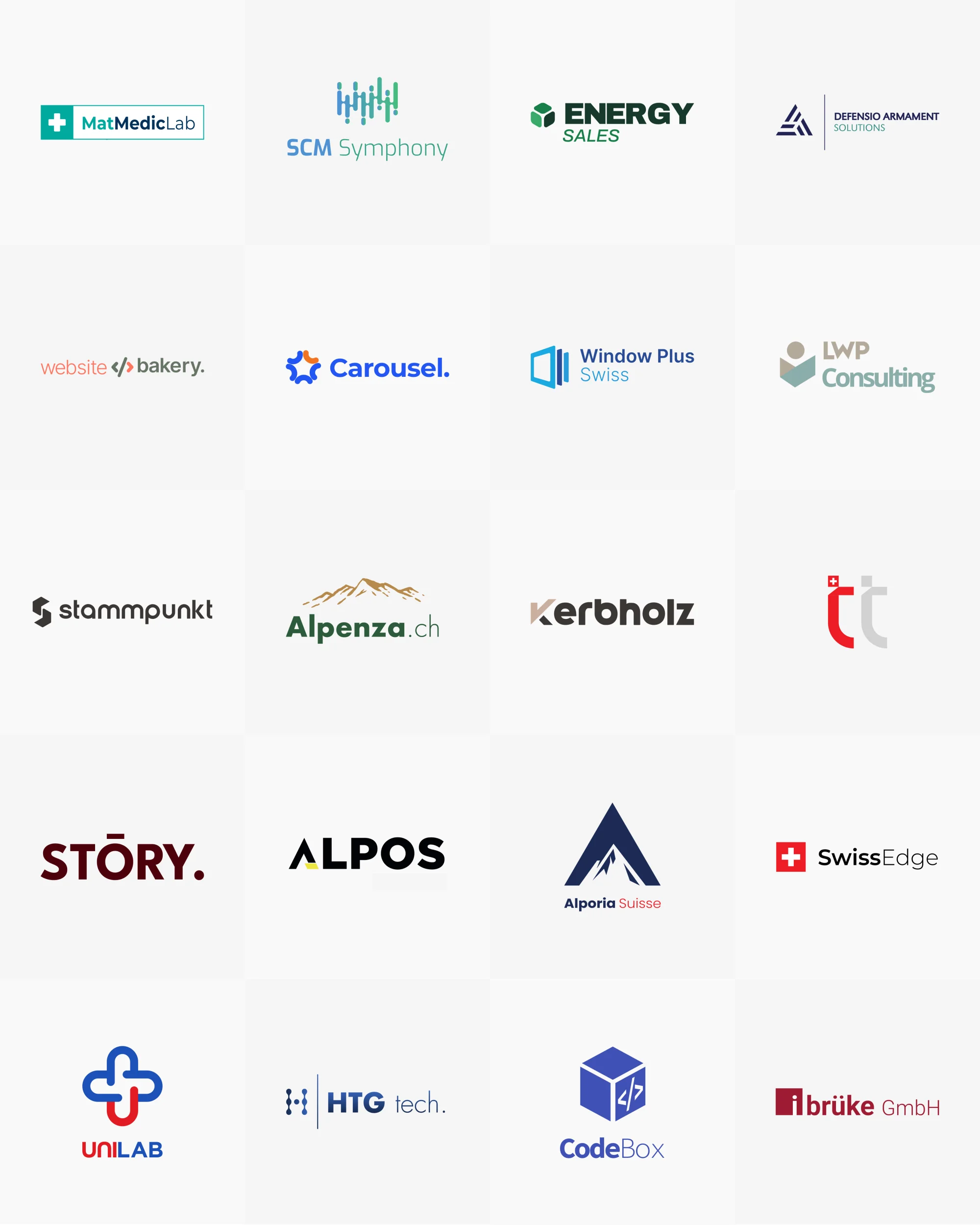 Logo design collection, brand identity portfolio by Studio Deadline Belgrade